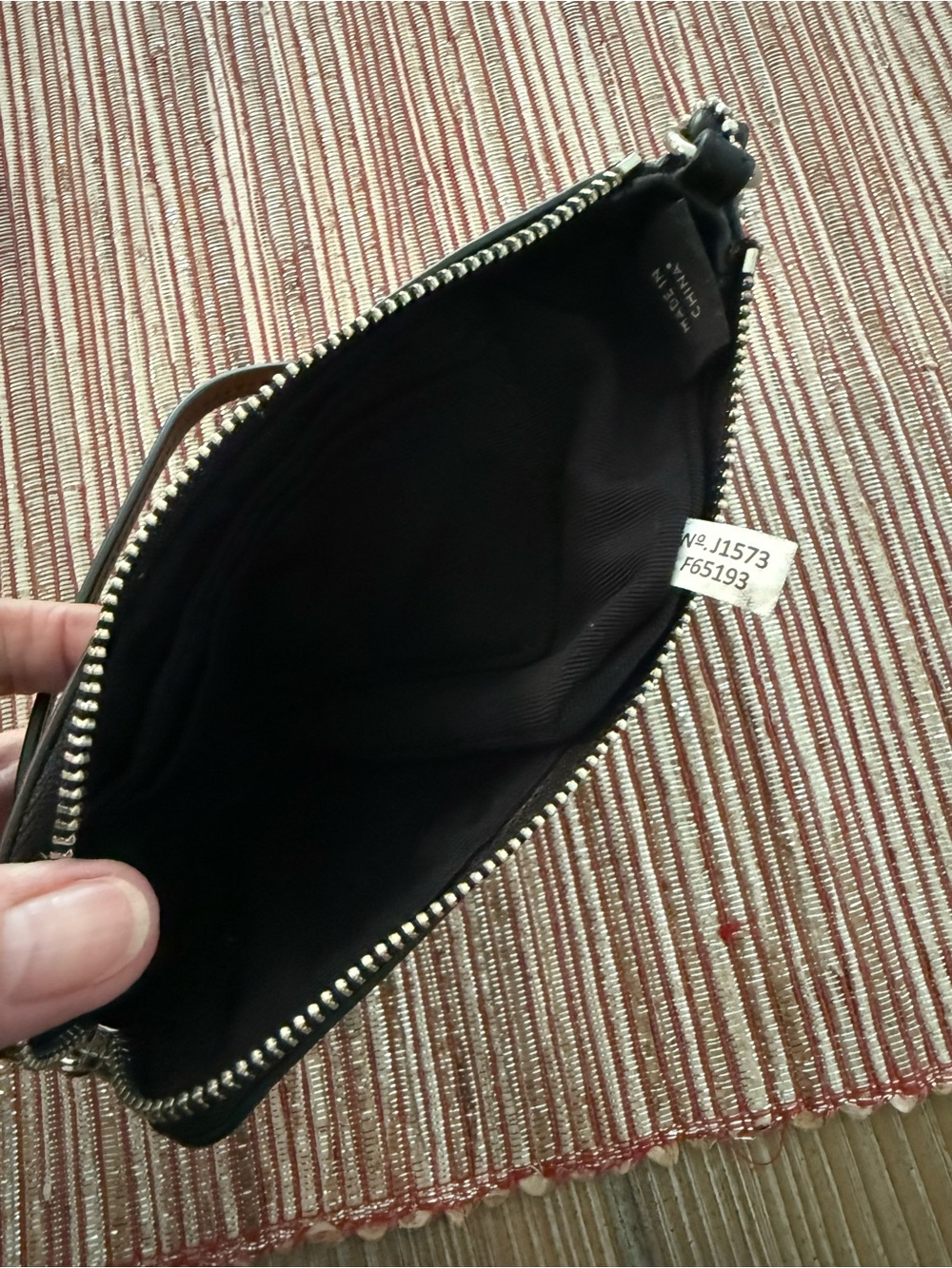 COACH Black Snoopy Kiss Wristlet with Strap, new without tags - Picture 5 of 5